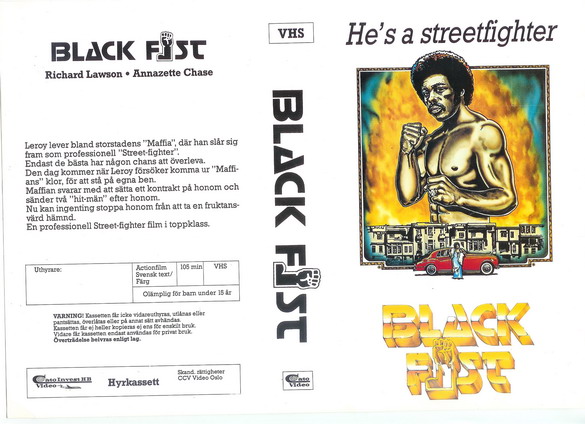 BLACK FIST (Vhs-Omslag)